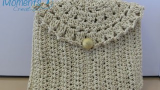 Moneder de ganxet d'una sola peça