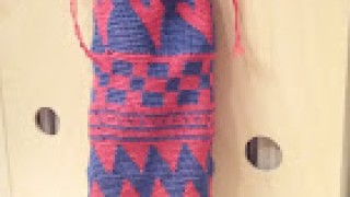 Una bossa de ganxet per guardar-hi...