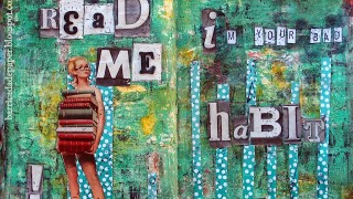 'read me' art journal page video