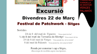 Excursió el Festival de Patchwork a Sitges